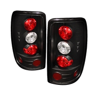 2000 - 2006 Chevy Suburban (Barn Door) Euro Style Tail Lights - Black