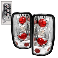 2000 - 2006 Chevy Suburban (Barn Door) Euro Style Tail Lights - Chrome