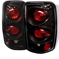 2000 - 2006 Chevy Suburban (Lift Gate) Euro Style Tail Lights - Black