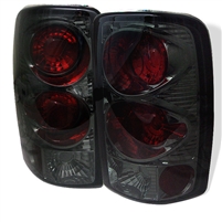 2001 - 2006 GMC Yukon Denali (Lift Gate) Euro Style Tail Lights - Smoke