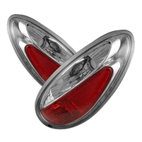 2001 - 2005 Chrysler PT Cruiser Euro Style Tail Lights - Chrome