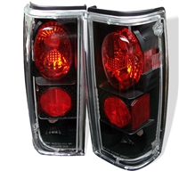 1982 - 1993 Chevy S-10 Euro Style Tail Lights - Black