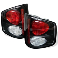 1994 - 2004 Chevy S-10 Euro Style Tail Lights - Black