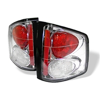 1994 - 2004 Chevy S-10 Euro Style Tail Lights - Chrome