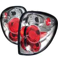 2001 - 2007 Chrysler Town & Country Euro Style Tail Lights - Chrome