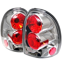 1996 - 2000 Chrysler Voyager / Grand Voyager Euro Style Tail Lights - Chrome