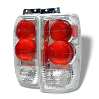 1997 - 2002 Ford Expedition Euro Style Tail Lights - Chrome