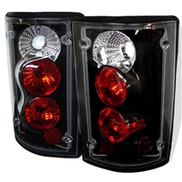 2000 - 2006 Ford Excursion Euro Style Tail Lights - Black