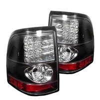 2002 - 2005 Ford Explorer 4Dr LED Tail Lights - Black