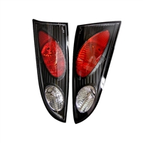 2000 - 2004 Ford Focus HB Euro Style Tail Lights - Black