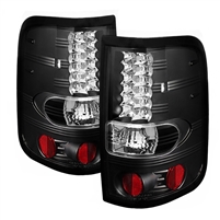 2004 - 2008 Ford F-150 Styleside LED Tail Lights - Black