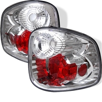 1997 - 2003 Ford F-150 Flareside Euro Style Tail Lights - Chrome