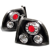 1994 - 1995 Honda Accord LED Tail Lights - Black