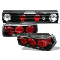 1988 - 1991 Honda CRX Euro Style Tail Lights - Black