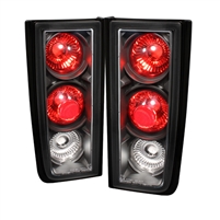 2002 - 2005 Hummer H2 Euro Style Tail Lights - Black