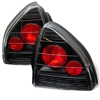 1992 - 1996 Honda Prelude Euro Style Tail Lights - Black