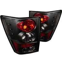 2005 - 2006 Jeep Grand Cherokee Euro Style Tail Lights - Black