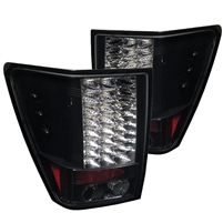 2005 - 2006 Jeep Grand Cherokee LED Tail Lights - Black