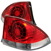 2000 - 2005 Lexus IS300 4Dr LED Tail Lights - Red/Clear