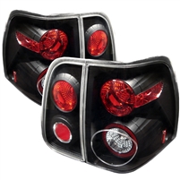 2003 - 2006 Lincoln Navigator Euro Style Tail Lights - Black