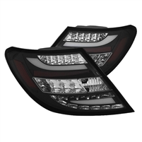 2012 - 2015 Mercedes C-Class (LED Model) LED Tail Lights - Black