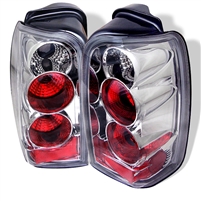 1996 - 2002 Toyota 4 Runner Euro Style Tail Lights - Chrome