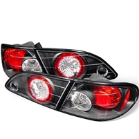 1998 - 2002 Toyota Corolla Euro Style Tail Lights - Black