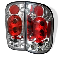 2001 - 2004 Toyota Tacoma Euro Style Tail Lights - Chrome