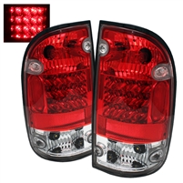 2001 - 2004 Toyota Tacoma LED Tail Lights - Red/Clear