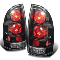 2012 - 2015 Toyota Tacoma Euro Style Tail Lights - Black