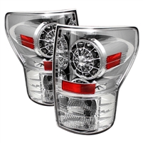 2007 - 2013 Toyota Tundra LED Tail lights - Chrome