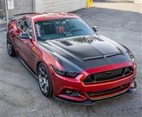 2015 - 2017 Ford Mustang A53 Carbon Fiber Ram Air Hood - TruFiber