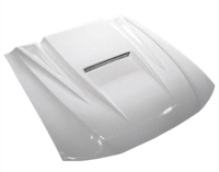 1994 - 1998 Ford Mustang A14 Style Fiberglass Heat Extractor Hood - TruFiber