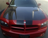 2006 - 2010 Dodge Charger A58 Style Carbon Fiber Hood - TruFiber