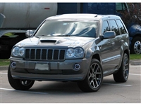 2005 - 2010 Jeep Grand Cherokee A23 Style Fiberglass Ram Air Hood - TruFiber