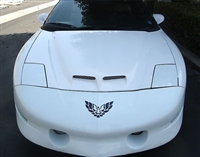 1993 - 1997 Pontiac Firebird A57 Style Fiberglass Ram Air Hood - TruFiber