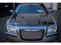 2011 - 2023 Chrysler 300 / 300C A58 Style Carbon Fiber Hood - TruFiber