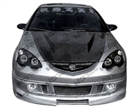 2002 - 2004 Acura RSX Invader Style Carbon Fiber Hood - VIS Racing