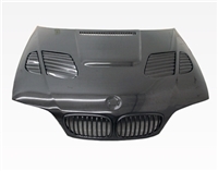 1999 - 2003 BMW 3-Series E46 2Dr GTR Style Carbon Fiber Hood - VIS Racing