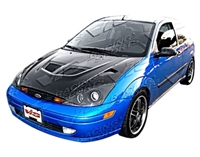 2000 - 2004 Ford Focus EVO Style Carbon Fiber Hood - VIS Racing