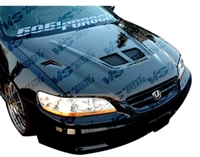 1998 - 2002 Honda Accord 2Dr EVO Style Carbon Fiber Hood - VIS Racing