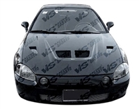 1988 - 1991 Honda Civic HB EVO Style Carbon Fiber Hood - VIS Racing