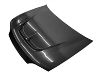 1992 - 1995 Honda Civic 2Dr Monster Style Carbon Fiber Hood - VIS Racing