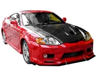 2003 - 2006 Hyundai Tiburon Cyber Style Carbon Fiber Hood - VIS Racing