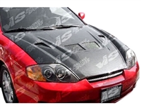 2003 - 2006 Hyundai Tiburon EVO Style Carbon Fiber Hood - VIS Racing