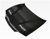 1993 - 1997 Mazda MX-6 Invader Style Carbon Fiber Hood - VIS Racing