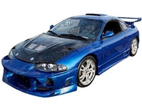 1995 - 1999 Mitsubishi Eclipse EVO Style Carbon Fiber Hood - VIS Racing