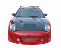 2000 - 2005 Mitsubishi Eclipse Invader Style Carbon Fiber Hood - VIS Racing