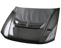 1999 - 2003 Mitsubishi Galant 4Dr Monster Style Carbon Fiber Hood - VIS Racing