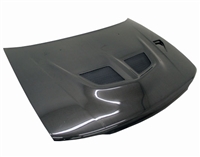 1993 - 1996 Mitsubishi Mirage 4Dr EVO 5 Style Carbon Fiber Hood - VIS Racing